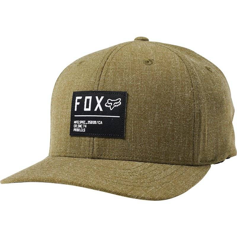 Бейсболка Fox Non Stop Flexfit Hat Olive Green, 2020, 23691-099-L/XL, Вариант УТ-00167875: Размер: S/M , изображение  - НаВелосипеде.рф