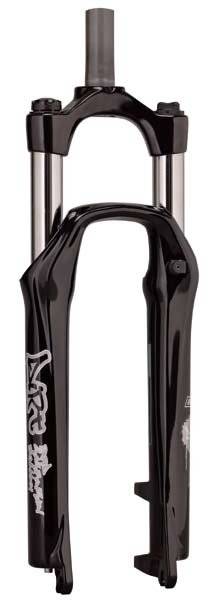 Вилка велосипедная RST Dirt RA, 26, пружинно-эластомерная, черная, 6-409, изображение  - НаВелосипеде.рф