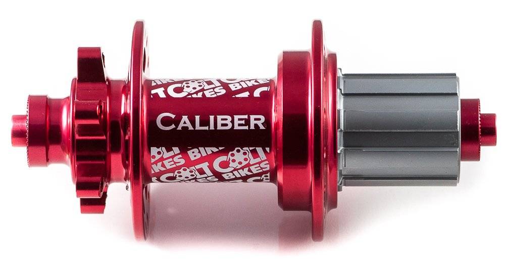 Велосипедная втулка Colt Bikes Caliber, задняя, под кассету, 32H, красный, CB16-CAL-R-135QR-RD, изображение  - НаВелосипеде.рф