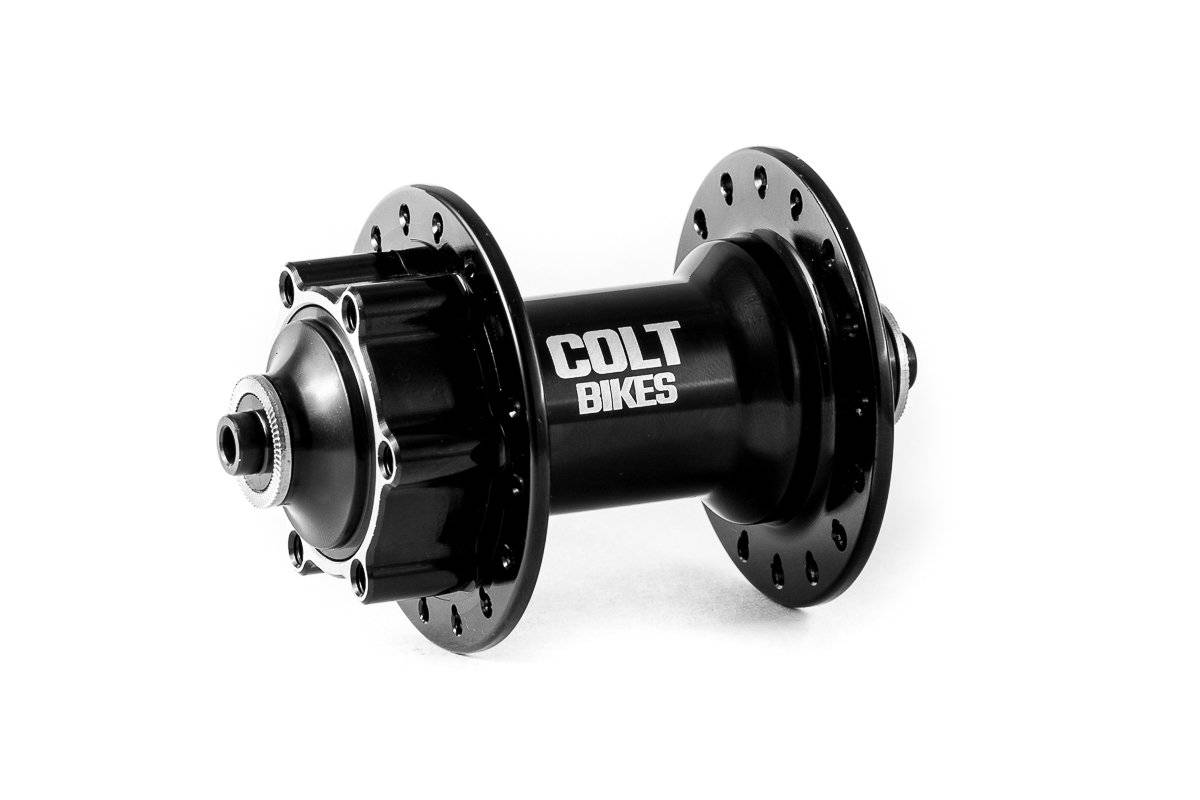 Велосипедная втулка ColtBikes CUP, передняя, 36H, чёрный, CBHFB29236QR, изображение  - НаВелосипеде.рф