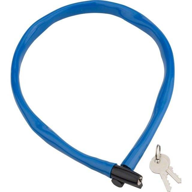Велосипедный замок Kryptonite Cables KEEPER 665 COMBO CBL, тросовый, на ключ, 6 x 650, синий