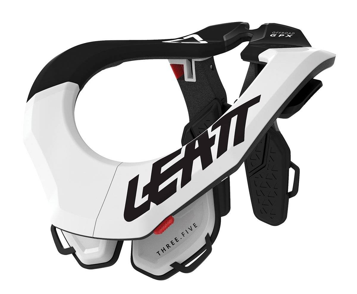 Защита шеи Leatt GPX 3.5 Brace, White, Вариант УТ-00189289: Размер: L/XL, изображение  - НаВелосипеде.рф
