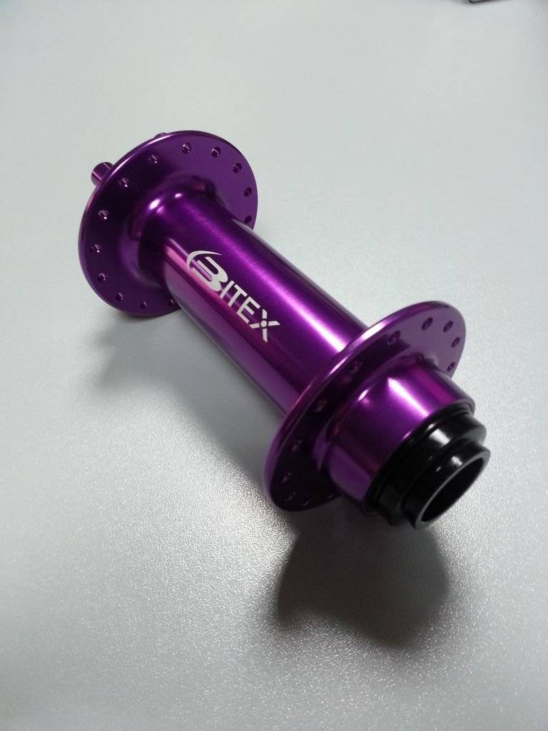 Велосипедная втулка для фэтбайка Bitex, передняя, фиолетовый, FB-MTF20-150Purple