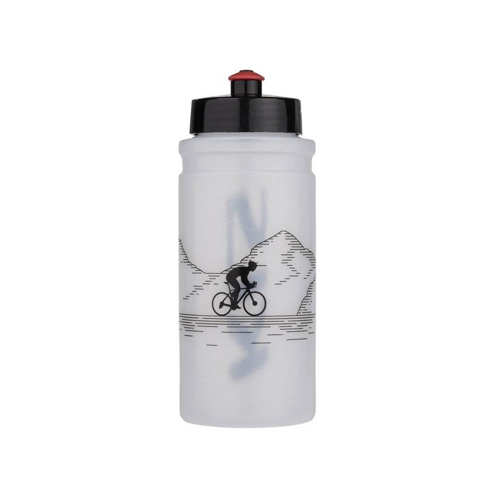 Фляга велосипедная KLS Trace 0,5 л, прозрачная Road, пищевой пластик без BPA, Trace 0,5