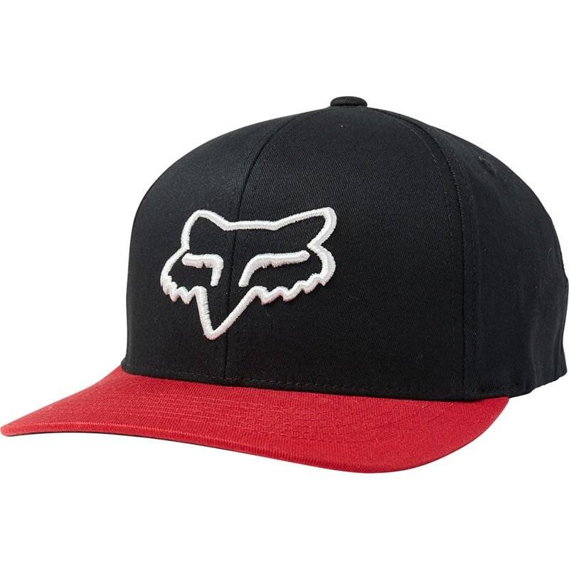 Бейсболка Fox Scheme 110 Snapback Hat Black/Red 2020, Вариант УТ-00196610: Размер: one size, изображение  - НаВелосипеде.рф