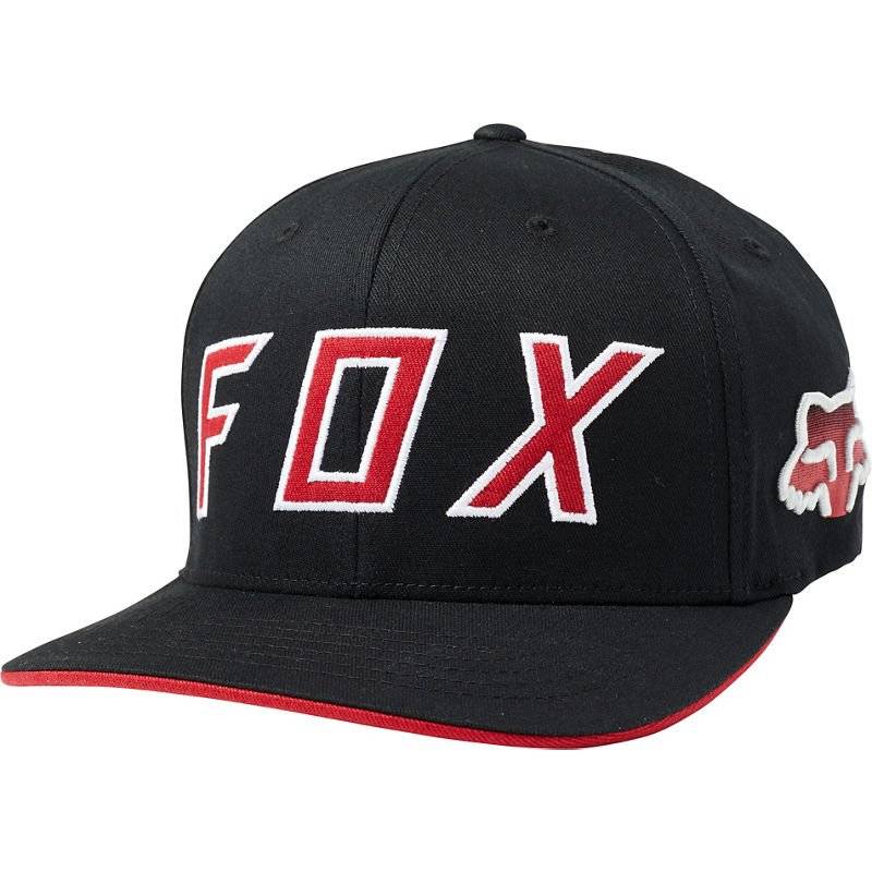 Бейсболка Fox Scramble Flexfit Hat Black 2020, Вариант УТ-00196612: Размер: L/XL, изображение  - НаВелосипеде.рф