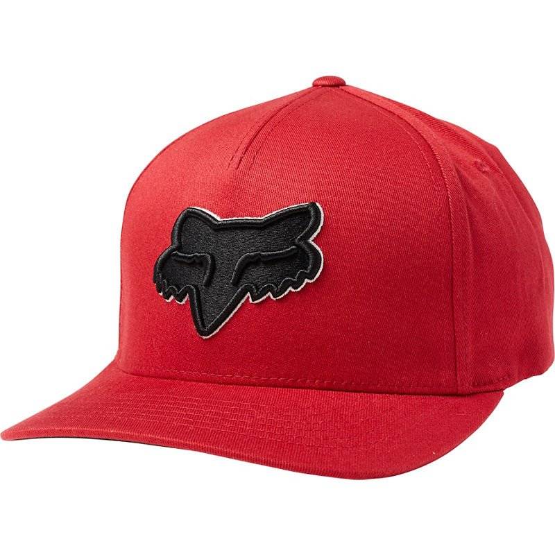 Бейсболка Fox Epicycle Flexfit Hat Red, 2020, 21977-003, Вариант УТ-00196584: Размер: L/XL , изображение  - НаВелосипеде.рф