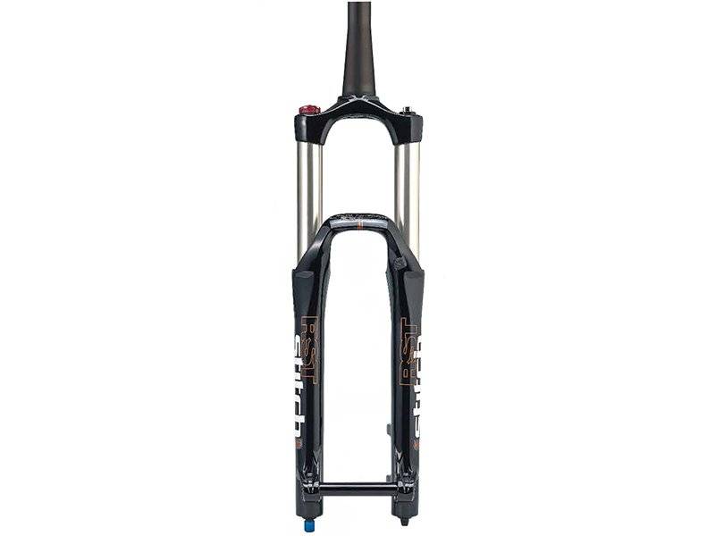 Вилка велосипедная RST STITCH AIR, 26", для DH/FR/AM, шток 1-1/8", ход 160мм, изображение  - НаВелосипеде.рф