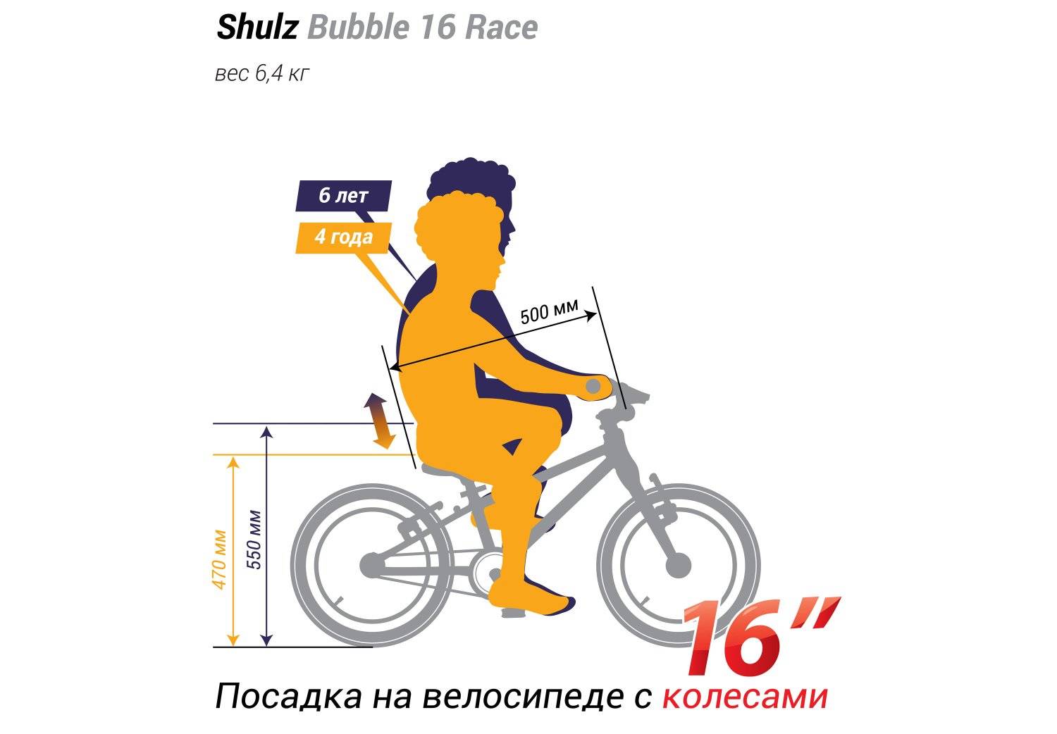 Детский велосипед Shulz Bubble 16 Race