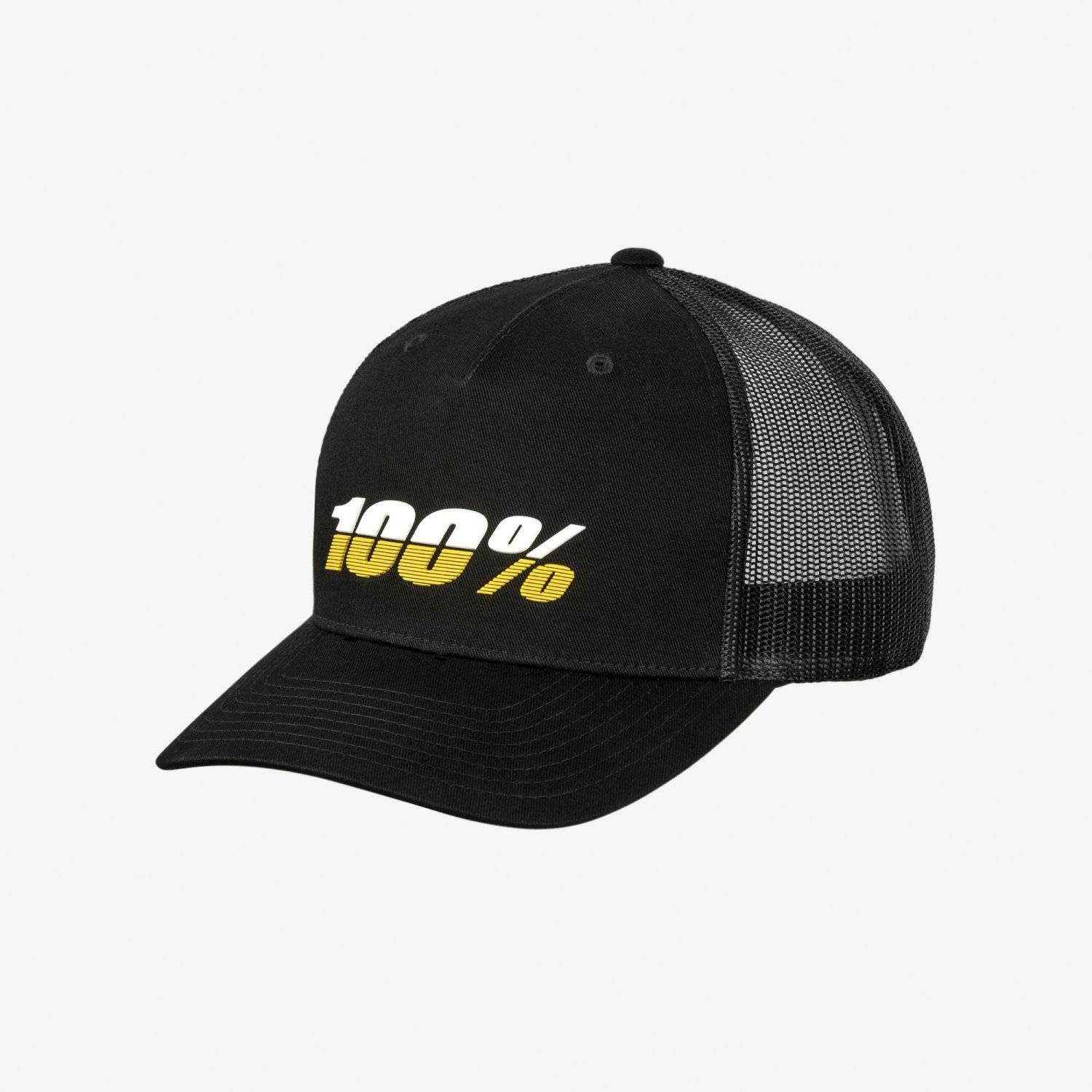 Бейсболка велосипедная 100% League X-Fit Snapback Hat, Black, 20079-001-01, изображение  - НаВелосипеде.рф