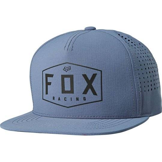 Бейсболка велосипедная FOX Crest Snapback Hat, Blue Steel, 26036-305-OS, Вариант УТ-00229530: Размер: One size, изображение  - НаВелосипеде.рф