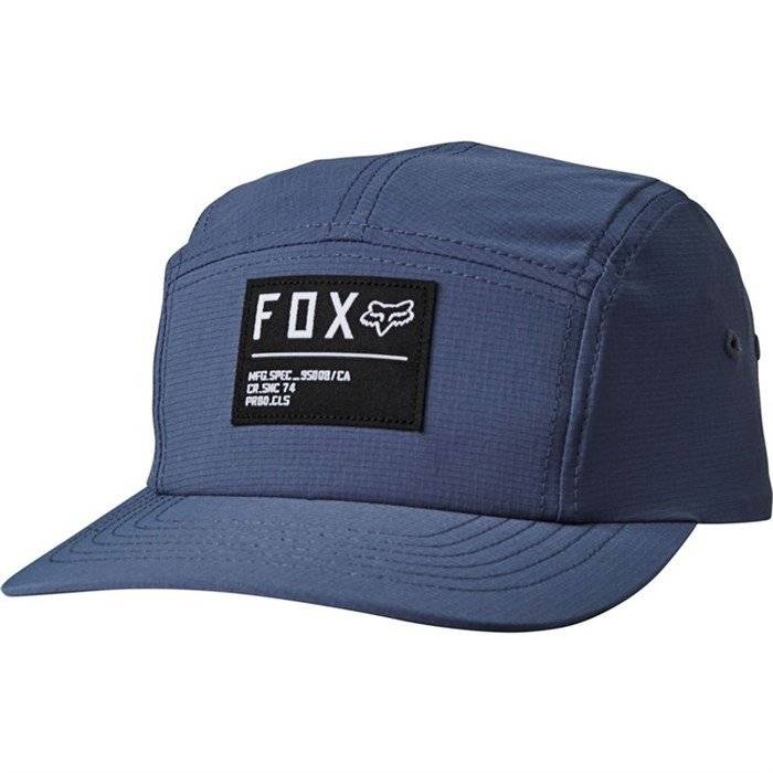 Бейсболка велосипедная FOX Non Stop 5 Panel Hat, Blue Steel, 25202-305-OS, Вариант УТ-00229554: Размер: One size, изображение  - НаВелосипеде.рф
