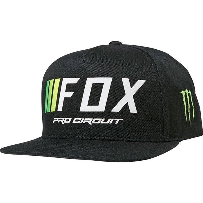 Бейсболка велосипедная FOX Pro Circuit Snapback Hat, Black, Вариант УТ-00229558: Размер: One size, изображение  - НаВелосипеде.рф