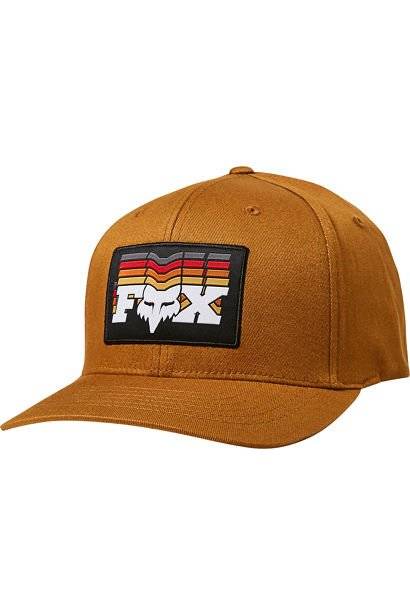 Бейсболка велосипедная FOX Off Beat Flexfit Hat, Bronze, 26046-585-S/M, Вариант УТ-00229555: Размер: S/M, изображение  - НаВелосипеде.рф