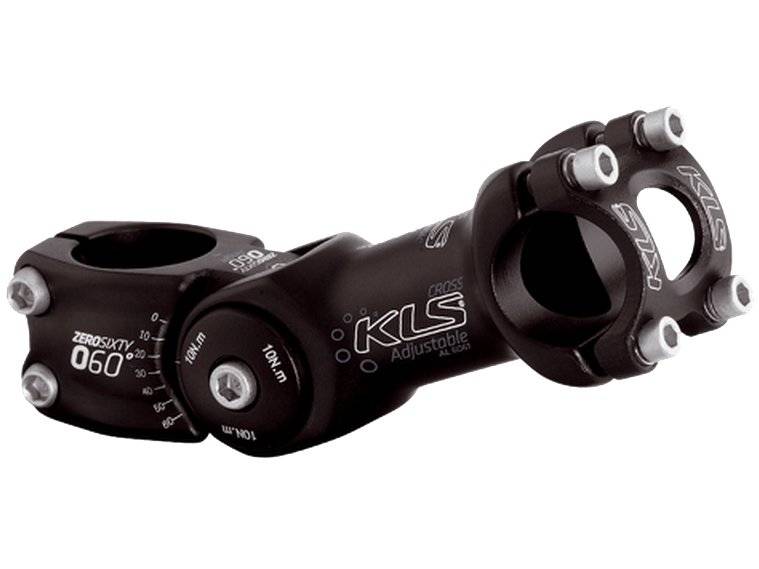Вынос велосипедный KELLYS KLS CROSS, регулируемый, Stem KLS CROSS 125mm, Oversize 31,8mm, black