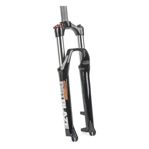 Вилка велосипедная RST Blaze ML, 29"х 28,6, пружинно-эластомерная, 100мм, черная, 1-0401, изображение  - НаВелосипеде.рф