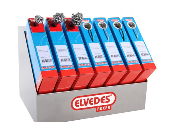 Дислей BOXER ELVEDES для тросов и оплеток: 3 коробки с тросами, 6427RVS-BOX, 6411RVS-BOX, 6427RVS-BOX, 6002