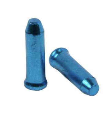 Наконечник для троса ELVEDES, Ø2,3мм. Материал: синий. Цвет: синий. В комплекте 500 штук, ELV2012014
