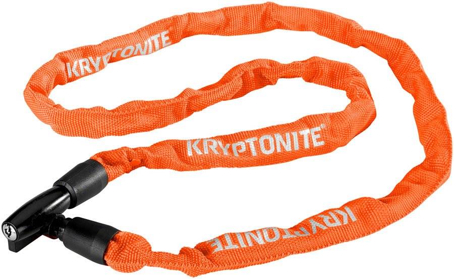 Замок велосипедный Kryptonite Keeper 411 Key Chain, 4x110CM, оранжевый