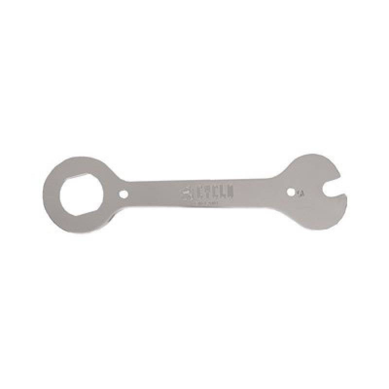 Ключ педальный CYCLO (Англия), легированная сталь, 15мм+36мм, захват каретки, профи, 7-06360