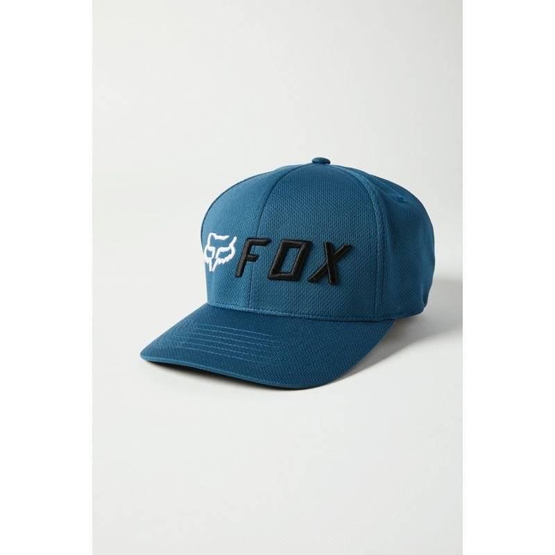 Бейсболка велосипедная Fox Apex Flexfit Hat, DARK INDIGO, Вариант УТ-00252451: Размер: S/M, изображение  - НаВелосипеде.рф