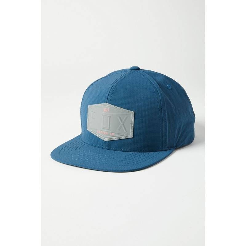 Бейсболка велосипедная Fox Emblem Snapback Hat, Dark Indigo, 2021, Вариант УТ-00255504: Размер: one size, изображение  - НаВелосипеде.рф