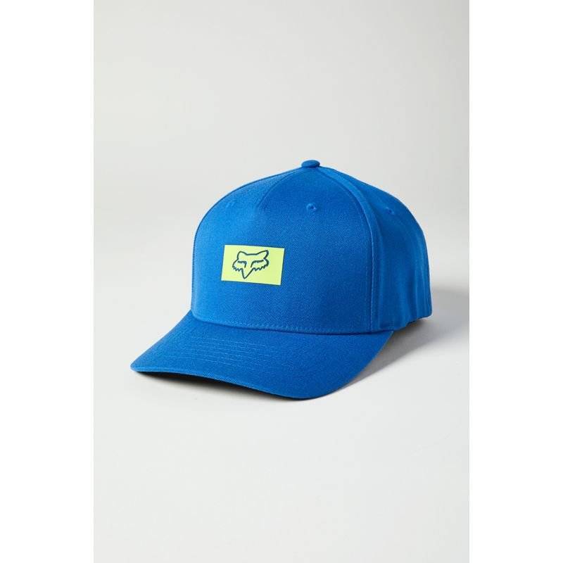 Бейсболка велосипедная Fox Standard Flexfit Hat, royal blue, 2021, Вариант УТ-00256011: Размер: L/XL, изображение  - НаВелосипеде.рф