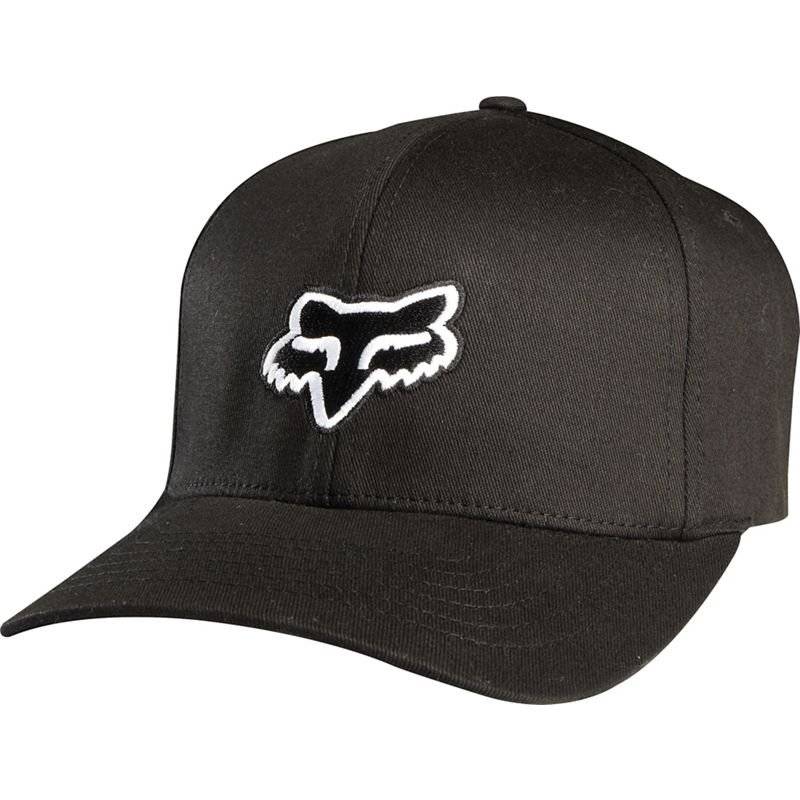 Бейсболка велосипедная Fox Legacy Flexfit Hat, black, 2021, Вариант УТ-00256585: Размер: XXL, изображение  - НаВелосипеде.рф