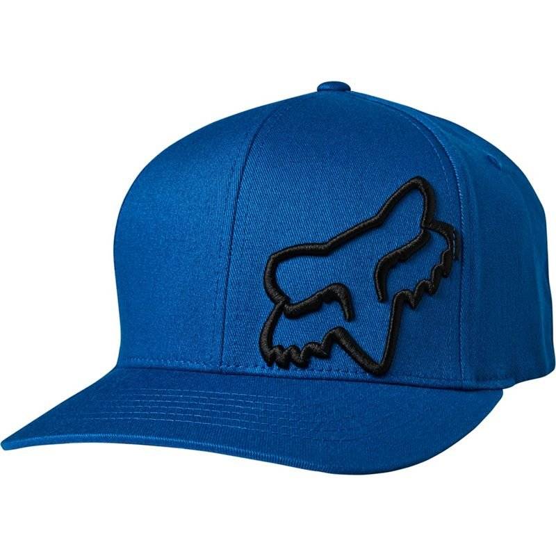 Бейсболка велосипедная Fox Flex 45 Flexfit Hat, royal blue, 2021, Вариант УТ-00256595: Размер: L/XL, изображение  - НаВелосипеде.рф
