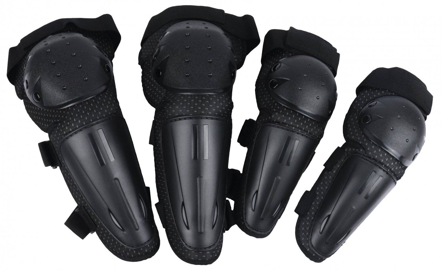 Комплект защиты Vinca Sport, взрослый,  индивидуальная упаковка, черный, VP 28 adult black, изображение  - НаВелосипеде.рф