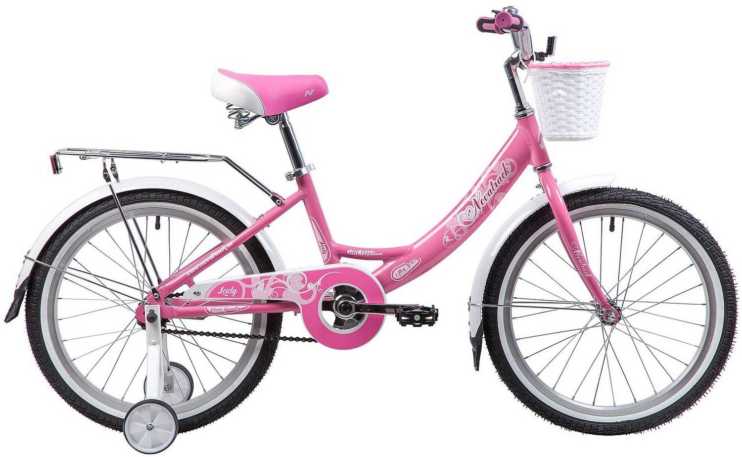 Велосипед двухколесный Новатрек 16 розовый