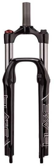 Вилка велосипедная RST Blaze TNL, 26, пружинно-эластомерная, V+D, черная, 6-405 , изображение  - НаВелосипеде.рф