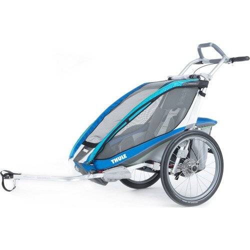 Велоприцеп / коляска THULE CX1 / Си-Икс 1+(вело сцепка) синий 10101323, изображение  - НаВелосипеде.рф