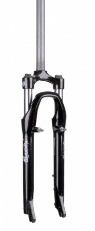 Вилка велосипедная RST Neon ML, 28 х 28,6, пружинно-эластомерная, V+D, черная, 8-20344200, изображение  - НаВелосипеде.рф
