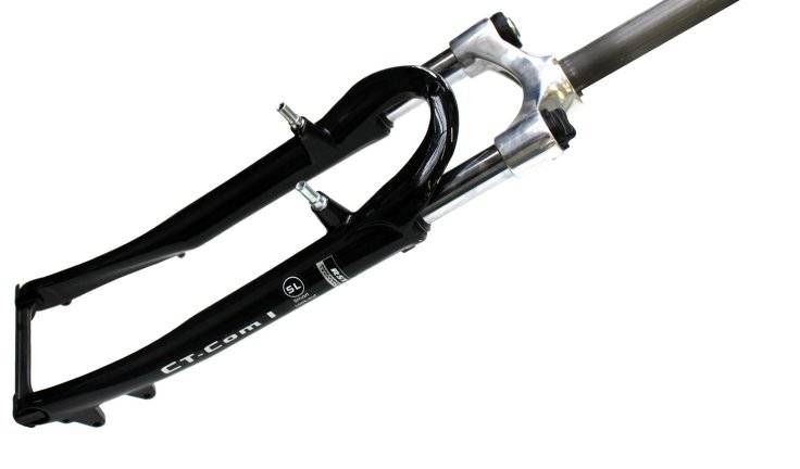 Вилка велосипедная RST CT-COM 1 T7 SL, 28", пружинно-эластомерная, V+D, 5-395528, изображение  - НаВелосипеде.рф