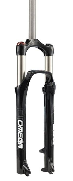 Вилка велосипедная RST Omega TNL, 26"х 28,6, пружинно-масляная, 120мм, D, черная, 1-0073, изображение  - НаВелосипеде.рф