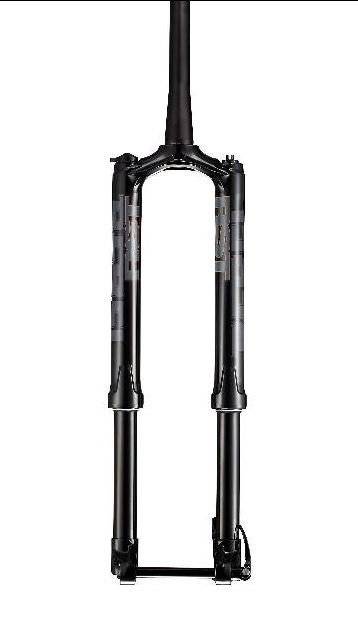 Вилка велосипедная RST REBEL, 27.5", масло/воздух, шток 1 1/8 х 1,5", ход 130 мм, инвертированная, изображение  - НаВелосипеде.рф