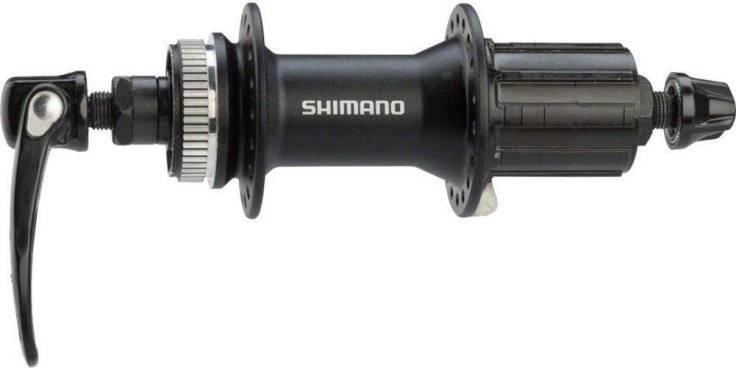 Велосипедная втулка SHIMANO Alivio, задняя, под кассету, 32 отверстий, 8-10 скоростей, чёрная, EFHM4050BZAL, изображение  - НаВелосипеде.рф