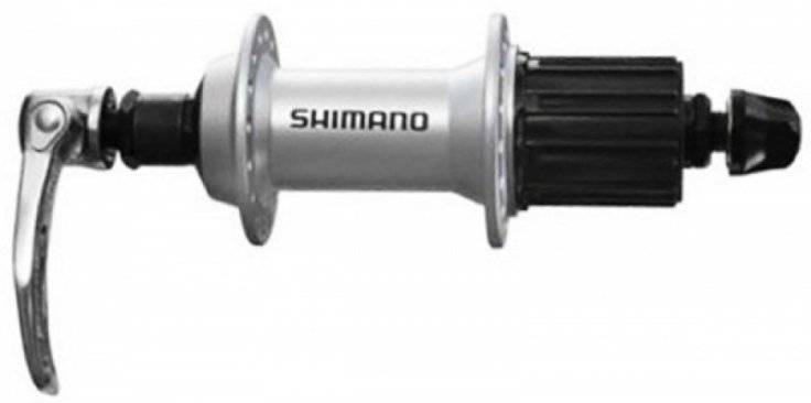 Велосипедная втулка Shimano RM70, задняя, под кассету, 32 отверстия, 8/9 скоростей, QR, EFHRM70BZS, изображение  - НаВелосипеде.рф