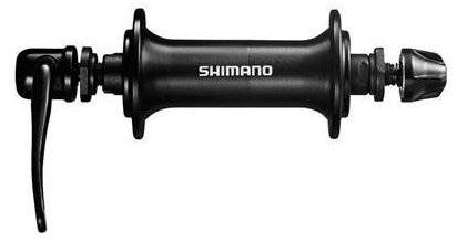 Велосипедная втулка Shimano TX500, передняя, 32 отверстий, v-brake, чёрный, EHBTX500BAL, изображение  - НаВелосипеде.рф