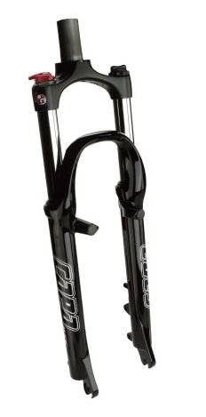 Вилка велосипедная RST Capa T, 26, пружинно-эластомерная, V+D, черная, 6-401, изображение  - НаВелосипеде.рф