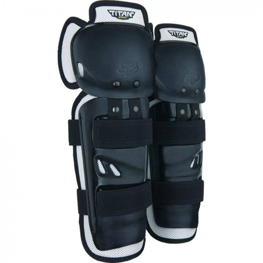 Наколенники Fox Titan Sport Knee Guard, черный, 06194-001-OS, изображение  - НаВелосипеде.рф