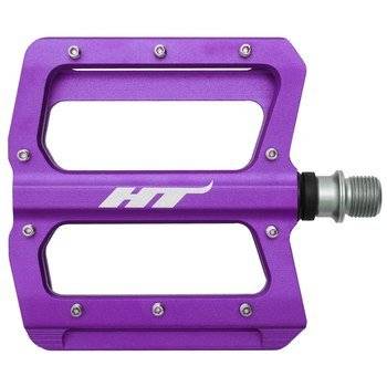 Педали велосипедные HT AN01, фиолетовый, AN01105101