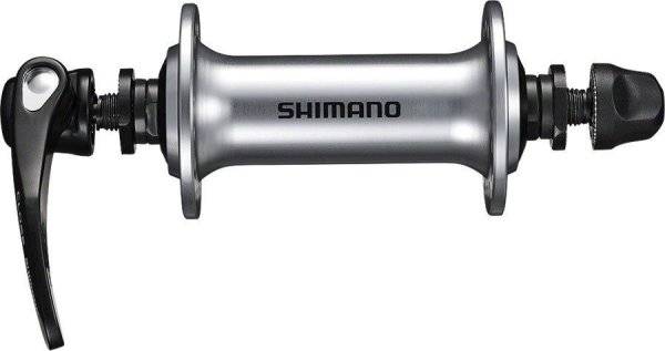 Велосипедная втулка Shimano HB-RS400, передняя, 32 отверстия, серебро, EHBRS400BS, изображение  - НаВелосипеде.рф