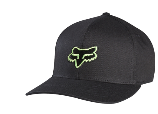 Бейсболка подростковая Fox Youth Legacy Flexfit Hat, черно-зеленый, 58231-151-OS бейсболка fox shield snapback hat camo 2020