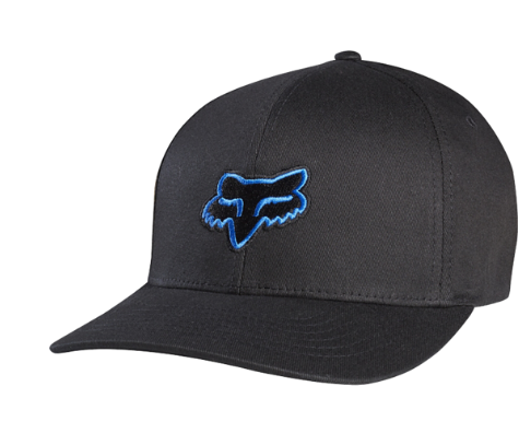 Бейсболка подростковая Fox Youth Legacy Flexfit Hat, черно-синий, 58231-013-OS