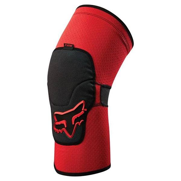 Наколенники Fox Launch Enduro Knee Pad, красный , Вариант УТ-00043541: Размер: L (Ширина колена: 11.4 - 12.0 см), изображение  - НаВелосипеде.рф