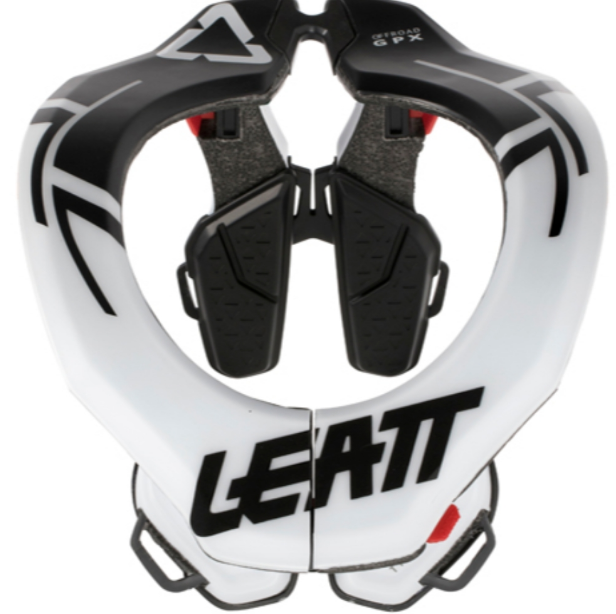 Защита шеи подростковая Leatt GPX 3.5 Brace Junior, белый, 1018100240, изображение  - НаВелосипеде.рф