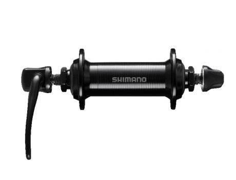 Велосипедная втулка Shimano TX500, передняя, 36 отверстий, v-brake, чёрный, EHBTX500AAL, изображение  - НаВелосипеде.рф