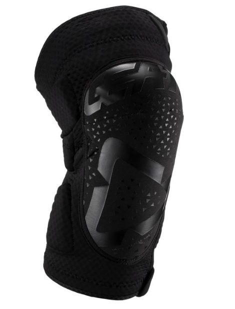 Велонаколенники Leatt 3DF 5.0 Zip Knee Guard, Black,  2019, Вариант УТ-00104205: Размер: L/XL, изображение  - НаВелосипеде.рф